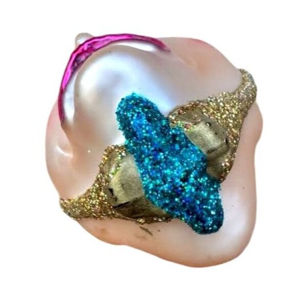 VTG Old World Christmas Comedy Tragedy Ornament Glass Mask Theater New Rare OWC - Picture 11 of 12